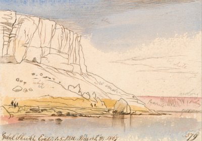 Gebel Sheikh Eredi by Edward Lear